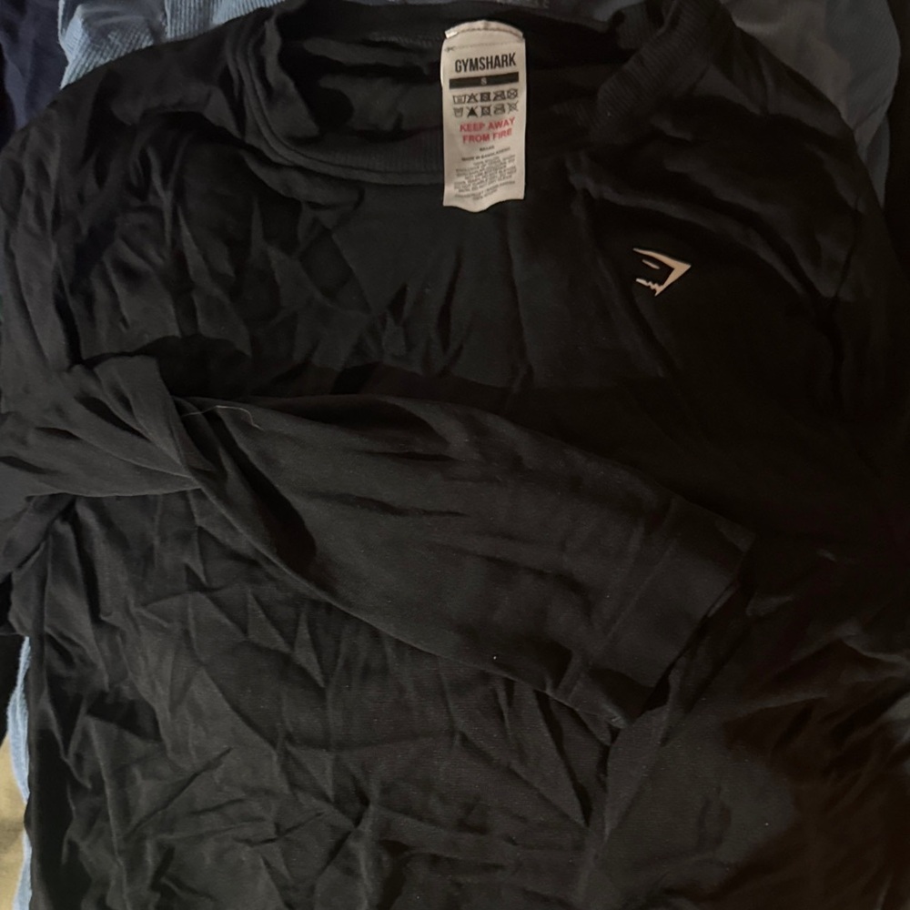 Gymshark Long Sleeve Black Tee